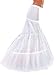 Mermaid Fishtail Petticoat Slip Full Shape Floor-Length Dress Gown Evening Party Black White S/M L XL