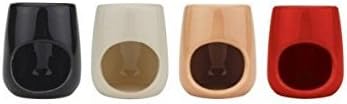 Ceramic Tea Light Holder Aromatherapy Essential Oil Burner Décor, Balcony, Patio, Garden, Living room, Indoor And Outdoor Use By Egypto (Red)