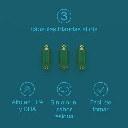 Omega 3 Aceite de Pescado - 3000 mg Triple Potencia - 120 Cápsulas Blandas
