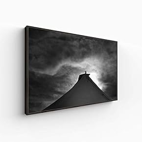 Canvas Wall Art for Living Room, Bedroom Monochrome Landscape Framed Canvas Prints for Home Decoration Ready to Hang - 16x24 inches