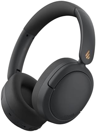 W800BT Pro Auriculares con Cancelación Activa del Ruido Híbridos, Bluetooth 5.4, Audio Hi-Res, Reducción del Ruido de Las Llamadas AI, 45 Horas de Autonomía, Carga Rápida, Plegable - Negro
