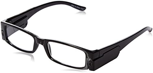 Lighted Reading Glasses 2.00 Unisex Frames
