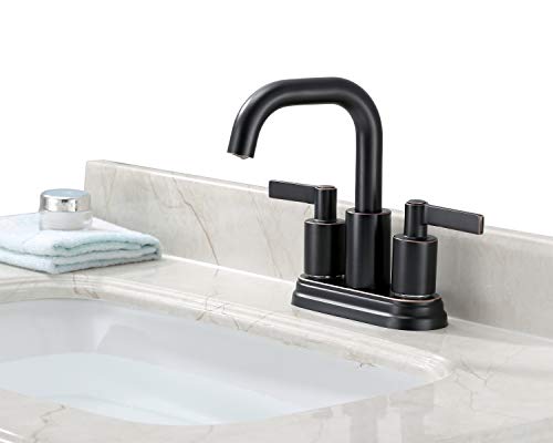 Serenade Stl05 Mb 4 Two Handle Bathroom Faucet With Push Up Pop