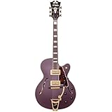 D'Angelico Deluxe 175 Electric Guitar - Matte Plum
