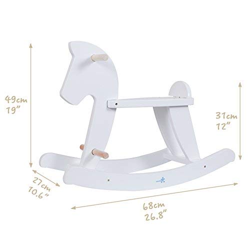 labebe wooden rocking horse