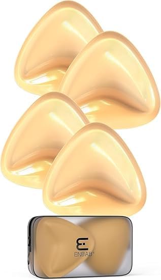 Photo 1 of ENBAB Sticky Push Up Bra Inserts 2 Pairs-Double Sided Sticky Waterproof Bra Pads for Volume (Skin Tone, C)
