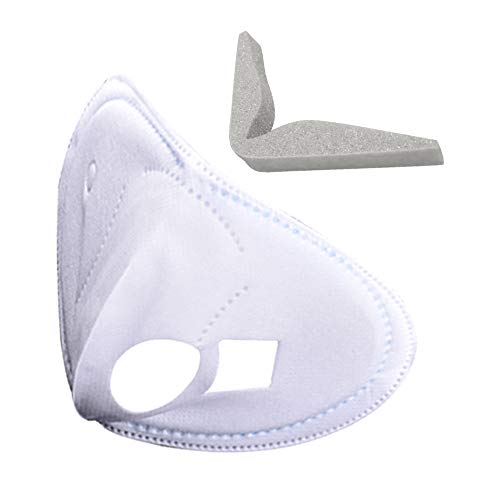Smart Electric Masks Fresh Air Purifying Mask Anti Pollution Mask N95 for Exhaust Gas, Pollen Allergy, PM2.5, Running, Cycling and Outdoor Activities (Black, mask) - Thumbnail 7