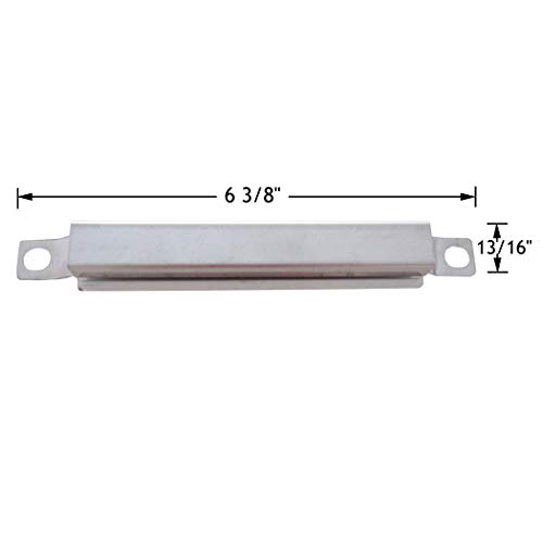 YIHAM KC634 Gas Grill Flame Carryover Tube, Stainless Steel Grill Crossover Tube Channel Burner Replacement Parts for Charbroil, Kenmore, Centro, K Mart, Master Chef BBQ Models, 7 1/4 inch, Set of 4