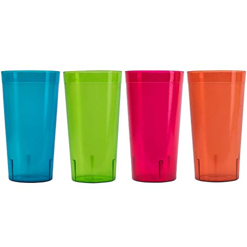 6 Plastic+Tumblers+Drinkware+Glasses+Cups