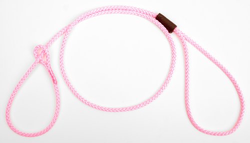 Mendota Show Loop Dog Leash 4 Feet Pink