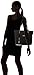 Vera Bradley Women's Microfiber Small Trimmed Vera Tote Bag, Classic Black Black, One Size