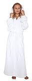Arus Women's Pacific Style Full Length Hooded Turkish Cotton Bathrobe