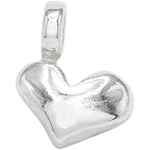 FLYINGTUTU 925 Sterling Silver Tiny Heart Charm Pandent | Charm Only