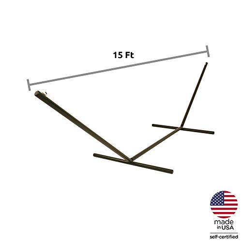 Hatteras Hammocks 15 ft. TriBeam Steel Hammock Stand with Right
