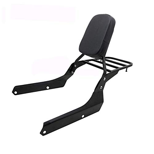 Backrest Sissy Bar + with Luggage Rack for Honda Spirit VT750 C2 Shadow Phantom 750 Black - Thumbnail 2