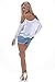 VIISHOW Women's Strap Off Shoulder Lace Crochet Crop Top Blouse