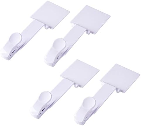 Little Poplar Powerful Plastic Foldable Hooks, Hanging Hooks for Kitchen, Bathroom or Office(4PCS)