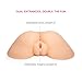 Y-Not 3D Realistic Silicone Sex Love Doll Pussy Ass Male Masturbator Lifelike Stroker Sexy Butt w/Dual Entries Flesh