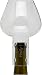 Firefly Wine Bottle Oil Lamp Flame Protector Glass Chimney Globe primary