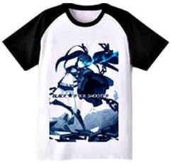 Animeblooms - Anime Black Rock Shooter BRS White T-Shirt Size XL