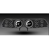 Intellitronix DP4002 LED Digital Dash Replacement Gauge Panel Cluster, Custom Smoked Plexiglass Faceplate Compatible with 1970-1981 Chevy Camaro, Includes Microprocessor Tachometer &amp; Sending Units