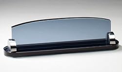 Smoked Glass Name Plate with Free Engraving