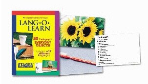 Stages Learning Materials Lang-O-Learn ESL Everyday Objects Vocabulary Photo Cards Flashcards for English, Spanish, French, German, Italian, Chinese