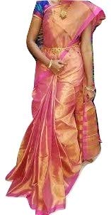 Ayesha fashion uppada tishu cotton gold saree with gold border sarees super quality