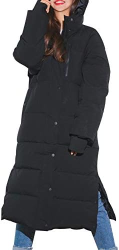 ENVYLOOK_レディース ダウンジャケット ロング ダウンコート 防寒 男女共用 ２WAYスノーダックダウンコート [並行輸入品]