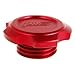 Red STI Billet Engine Oil Filler Cap Cover For Subaru WRX Impreza Forester
