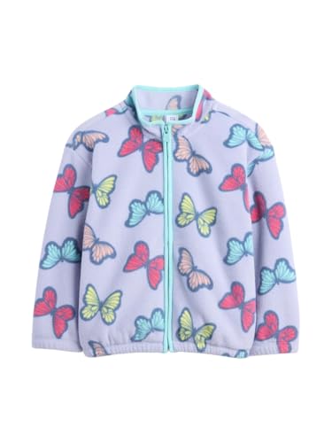 GAP Baby-Girls Fleece Full Zip, Butterflies, 4T