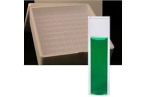 AZZOTA Disposable Uv-vis Methacrylate Fluorometer Cuvette - 3.5ml - 100pcs, 10mm x 10mm x 45mm
