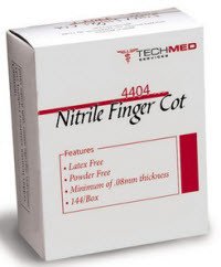 Tech-Med Services, Inc (4404 XL) Finger Cot Latex Free X-Large 144/Bx