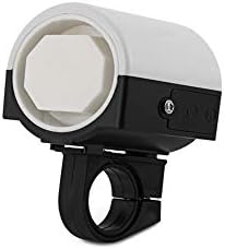 Ultra-Loud MTB Road Bicycle Bike Electronic Bell Horn 360 Degree Rotation Cycling Hooter Siren White