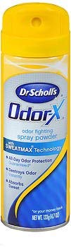 Dr. Scholl’s Odor-X Odor Fighting Spray Powder – 4.6 oz, Pack of 6