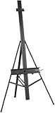 Martin Torino Aluminum Gigante Artist Easel, Black, 1 Each (92-AE122X)