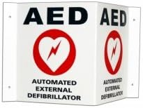 Cardiac Science 3-D AED Defibrillator Wall Sign Kit (168-6002-001)