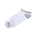 Haluoo 1 Pair or 5 Pairs No Show Low Cut Socks Comfy Non Slip Casual Ankle Cotton Socks Runner Socks Sport Athletic Performance Socks (White)thumb 2