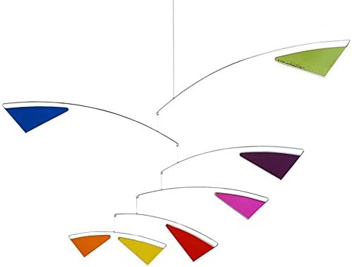 Tranquil Spectrum Multicolor Modern Mobile, 22" x 34", American Made