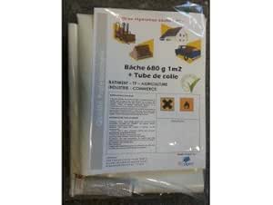 Kit de reparación de lona PVC - Pegamento para lona PVC para reparación