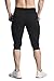 MAIKANONG Men's 3/4 Training Pant Cotton Sweatpants Jogger Pants Tapered Joggers