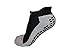 #1 Non Slip YOGA Sport Socks, THE BEST Traction Technology Inside and Outside of Socks, (Sport Ankle Black, XL)
