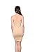 Free to Live 4 Pack Women's Full Slip - Seamless Stretchy Spaghetti Strap Mini Dresses