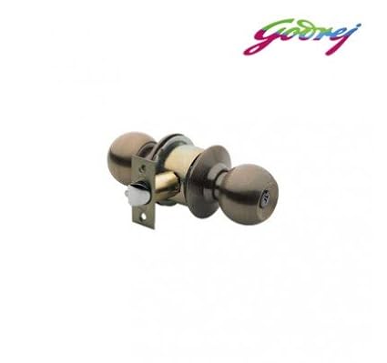 Godrej Cylindrical Lock Keyless (Antique Brass)