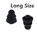 JNSA Triple Flange Noise Cancelling Ear gels Buds Ear Tips Compatible with S0NY, SENS0, Beat s Flex, Beat s X Earphones,Black PRO3FSM6P