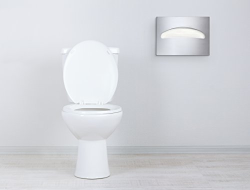 Alpine Industries Toilet Seat Cover Dispenser, Stainless Steel Brushed - //medicalbooks.filipinodoctors.org