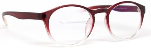 Protective Computer Glasses by Phonetic Eyewear Alpha (Burgundy Red Crystal)