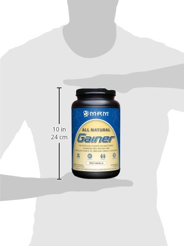 MRM All Natural Gainer, Rich Vanilla, 3.3 Lbs Tub