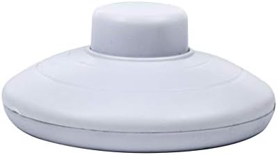 Gfjhgkyu Floor Lamp Switch Durable In-line Lamp Foot Switch Push Power Pedal Light Footswitch Lighting White
