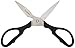 Amazon Basics Multifunction Come-Apart Kitchen Shears, 8 inch, Black
